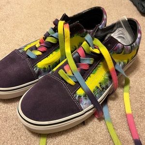 mens vans tie dye hardly work size 11